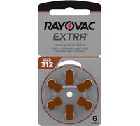 RAYOVAC Extra Advanced with Active Core Technology 312 Hearing Aid Batteries 60 Pieces