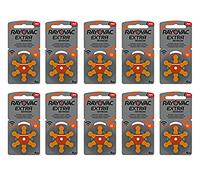 RAYOVAC EXTRA Hearing Aid Batteries Size 13 Pack 60 PCS