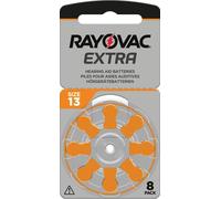 RAYOVAC Extra Hearing Aid Batteries Type 13 - PR48-1.45 Volt - Orange - Pack of 40 Batteries (5 x 8 Batteries)
