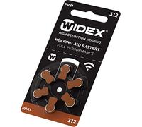 Rayovac Hearing aid Batteries - PR41, Size 312, 60 Cells. WIDEX Branding