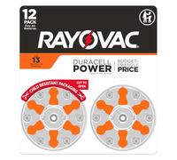 RAYOVAC Size 13 Hearing Aid Batteries (12 Pack), Size 13 Batteries