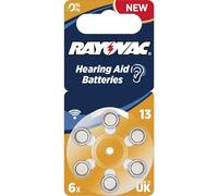 Rayovac Acoustic Special Mercury-Free Size 13 Hearing Aid Batteries (Pack of 6)