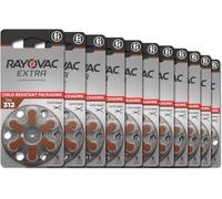 Rayovac Size 312 Extra Advanced Mercury Free Hearing Aid Batteries (56 Batteries)