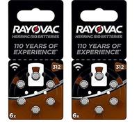 Rayovac Varta Rayovac Acoustic Special Mercury-Free Size 312 Hearing Aid Batteries - 12-Pack
