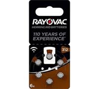 Rayovac Varta Rayovac Acoustic Special Mercury-Free Size 312 Hearing Aid Batteries - 6-Pack