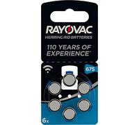 Rayovac Varta Rayovac Acoustic Special Mercury Size 675 Hearing Aid Batteries - 6-Pack