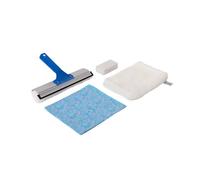 RAYPATH Mini Window Cleaning Set - White Glove | Squeegee | Sunbeam | Eco-Friendly Water Only, Streak-Free & Chemical-Free | Ideal for Windows, Mirrors & Frames | NanoSilver