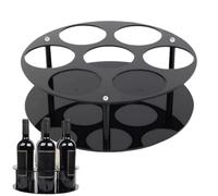Raypontia Coffee Syrup , Syrup Holder 7 Bottles, Storage Stand, Display Tray for Bar, Cafe, Restaurant, Kitchen