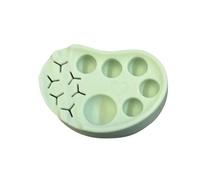 Raypontia Makeup Mixing Palette, Silicone Eyelash Enhancer Palette | Reusable Makeup Eyebrow Palette | Reusable Silicone Makeup Palette Container