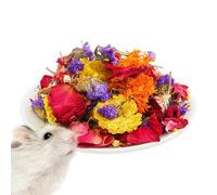 Raypontia Pack of 2 Hamster Hay Flowers Litter, 100 g Natural Dried Flowers for Hamsters, Hamster Decoration for Cage Flowers, Habitat Decoration for Rabbits, Gerbils or Other Small Animals