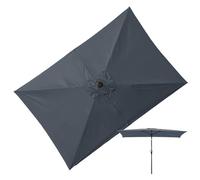 Raypontia Rectangular Parasol Fabric Replacement, Garden Gazebo Cover, Waterproof Canopy Parasol Replacement Cover, Replacement Roof for Barbecue Gazebo, Canopy Gazebo for Garden, Patio, Outdoor Use