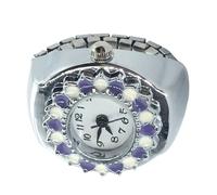 Raypontia Ring Watches for Women, Precise Ring Watch Jewellery for Men - Reliable Timekeeping Innovative Design Vintage Jewellery for Mother's Day Christmas Birthday, purple, see description, See