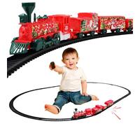 Raypontia Train Set | Educational Toy Including a Playful Track - Model Train Set - Toy for Indoor Floor Holiday Play During Winter And Birthdays Around the