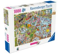 Ray's Comic Series - Holiday Resort No.3 The Pool 1000 Piece Jigsaw Puzzle