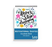Rays Of Ink Motivational Quote Coloring Book for Adults | Ideal For Stress Relieving, Relaxing & Meditation | 120 GSM Thick Paper (ROI - 001)