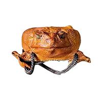 RAY'S Sugar Cane Toad Full-Body Purse, Animal Purse Coin Holder, Coin Pouch Toad Full Body Wallet for Home Decoration Storage Valentine's Day Gift, ZSLDZSWSH, Orange, Art Deco