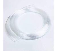 Raysell 50pcs-600pcs 0.75mm/1mm X 2m PMMA Plastic Fiber Optic Cable End Grow Led Light DIY (1.0mm*2m*50pcs)