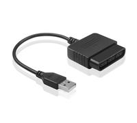 Raysha PS2 to USB Adapter Converter Cable - High-Speed Controller 2.0 for PS1, PS2, PS3, PS4 Dual Shock Joy Pad Gamepad to PC USB Games