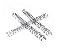 RAYSON 23 Loops Wire Binding Spines, 130 Sheets, 2:1 Pitch, 15.9mm, A4, Black, Pack of 50