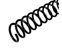 RAYSON Plastic Spiral Binding Coils, 40 Sheets, 4:1 Pitch, 7.9 mm, A4, Black, Pack of 100