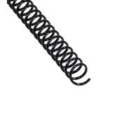 RAYSON Spiral Binding Coils, 80 Sheets, 3:1 Pitch, 12.7 mm, Black, A4, Pack of 100