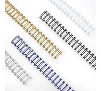 Rayson Wire Binding Spines, 15.9mm, 130 Sheet Binding Capacity, 34 Loops, A4, Multi-Colour, Pack of 50