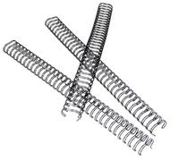 RAYSON Wire Binding Spines, 34-Loop, 105 Sheets, 3:1 Pitch, A4, 15.9 mm, Black, Pack of 50