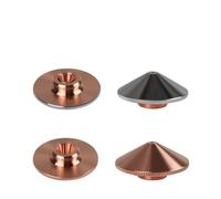 Raytools Laser Nozzles Single Double Layer Dia.32mm M14 Caliber 0.8-5.0mm for Fiber Cutting Machine Laser Nozzle(1.0mm,Single Layer)