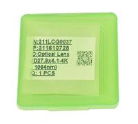 Raytools Original Protective Windows 37x7mm Laser Optical Protection Lens 27.9 * 4.1 0-6KW Fiber Laser Cutting Head Spare Parts (1 PCS, 27.9x4.1)