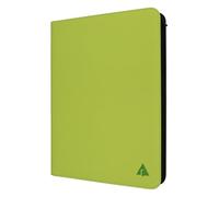 Rayvol Premium 16-Pocket Card Binder - Fits 1408 Trading Cards, Side Loading Ringless Card Collection Album for TCG and Sports Cards -Green