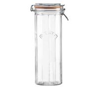 Rayware Kilner Facetted Clip Top Airtight Glass Jar 2.2 Litre - Clear