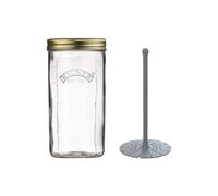 Rayware Kilner Pickle Glass Jar with Silicone Lifter 1 Litre - Clear Rayware Clear