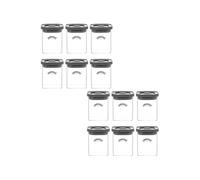 Rayware Kilner Set of 12 Fresh Storage Square Spice Jar 160ml - Clear Rayware Clear