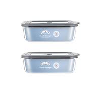 Rayware Kilner Set of 2 Fresh Storage Rectangle Jars 1.5 Litre - Clear Rayware Clear