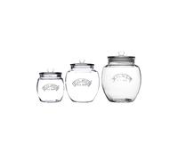 Rayware Kilner Set of 3 Universal Push-Top Lid Glass Jar - Clear Rayware Clear