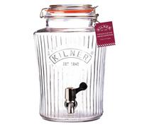 Rayware Kilner Vintage Glass Storage Jar 5 Litre With Dispensing Tap - Clear