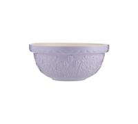 Mason Cash in The Meadow Mixing Bowl 24cm | 2 Litre Earthenware Bowl with Embossed Floral Design - Ideal for Dough, Pastry, Cake & Cookie Mixes | Dishwasher Safe