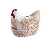 Rayware Mason Cash Rise & Shine Ceramic Hen Nest Egg Storage Rayware Multicolor