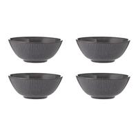 Rayware Mason Cash Set Of 4 Reactive Linear Bowl 16Cm - Black