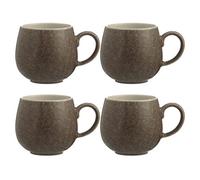 Rayware Mason Cash Set Of 4 Reactive Stoneware Mug 350Ml - Charcoal