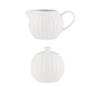 Rayware Price & Kensington Stoneware Milk Jug & Sugar Bowl 300ml - White Rayware White
