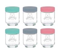 Rayware Set Of 6 Kilner Kids Glass Baby Food Jars 190Ml