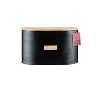 Rayware Typhoon Otto Black Bread Bin 10.5 Litre with Bamboo Lid - Black Rayware Black