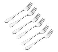 Rayware Viners Select Set Of 6 Stainless Steel Pastry Folks - Silver