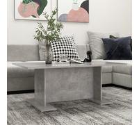 rayya rectangular wooden coffee table in concrete effect