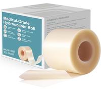 Rayyl Hydrocolloid Roll Dressings 5cm x 5M, 0.3mm Ultra-Thin Hydrocolloid Patches with Self-Adhesive, Flexible & Waterproof Bandages for Blisters, Cuts & Minor Skin Irritations