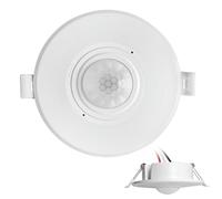 RAYZEEK Recessed Ceiling Sensor Light Switch,High Quality 360° PIR Motion Occupancy Sensor, 10A, High Sensitivity Detector, Adjustable Settings