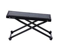 Rayzm Guitar Footrest with Anti-Slip Rubber Pad, Foldable Metal Guitar Footstool for Classical/Acoustic/Electric Guitar, Height Adjustable, Super Sturdy & Durable