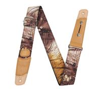 Rayzm Guitar Strap with Cable Hole and Plectrum Picks Pocket, Nylon St