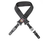 Rayzm Guitar Strap with Quick Release Clips, Black Anti-slip Soft Nylon Strap for Acoustic/Electric/Bass Guitar,5cm Wide, Length Adjustable